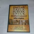 Daftar tajuk subyek untuk perpustakaan edisi ringkas
